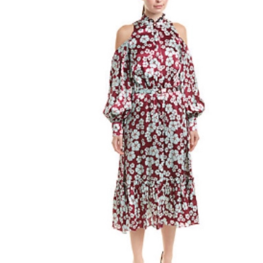 Alexis Elora Cold Shoulder Midi Dress